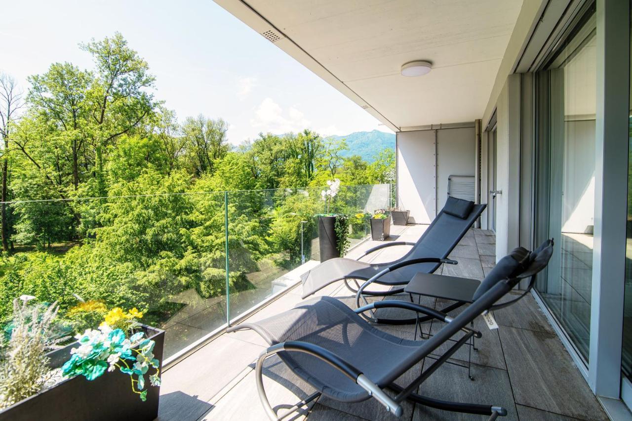 Linda Terrace By Quokka 360 - Modern One-Bedroom Flat With Sun Terrace Локарно Екстер'єр фото